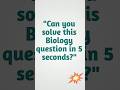 Stop Making This Mistake on Cell Division Questions! 🧠 (Biology MCQ) #ScienceShorts #NEETPrep