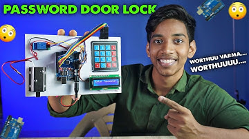 How To Make Password Door Lock In Telugu | Telugu Experiments | Arduino Security Project