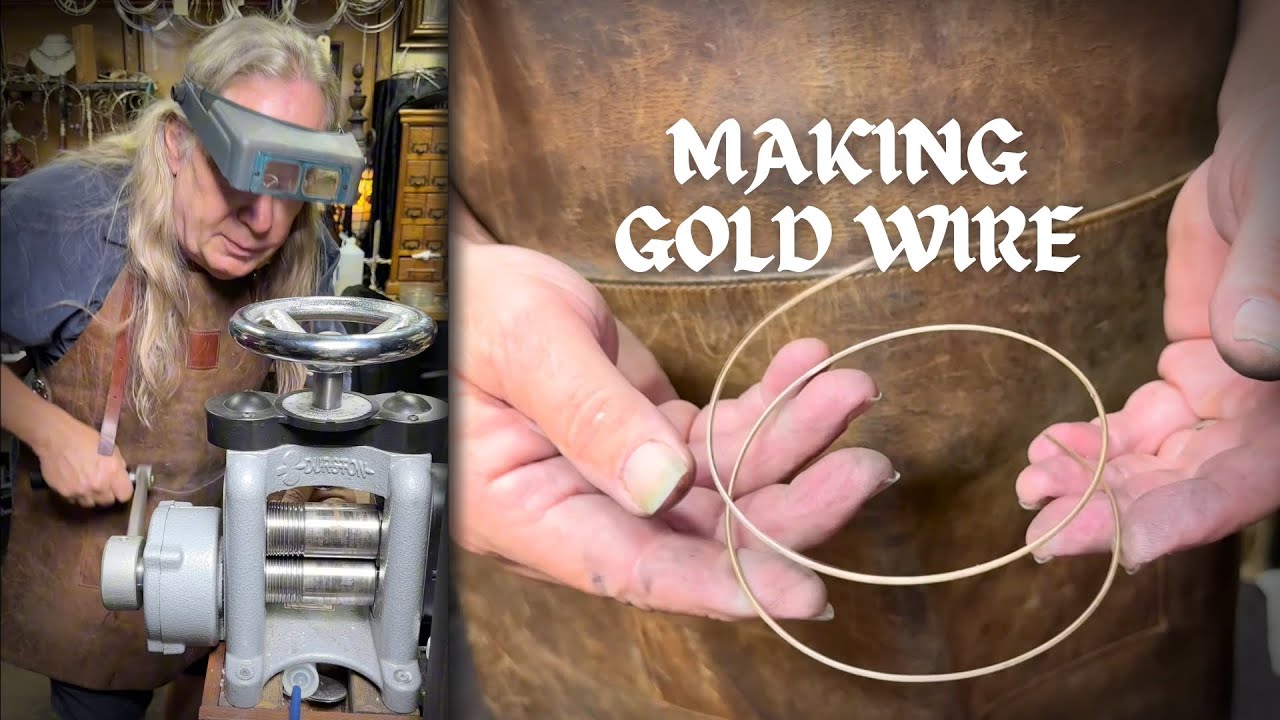 How to Make Gold Wire from a Gold Ingot
