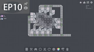 Shapez EP10: Setting Up Level 13 Shape, Grey Windmill & Mixed-Dye Factory (Post Wires)