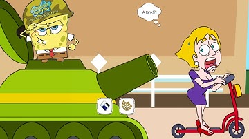 Save The Girl vs Spongebob Games Frenzy Win/Fail Pro Vs Noob Funny Mini Games Compilation