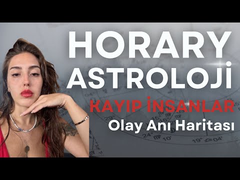 OLAY ANI HARİTASI : KAYIP KİŞİYE NE OLDU ? @horaryastrolojibuketsolak