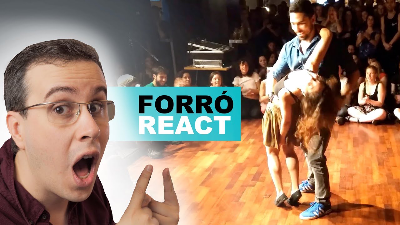 Forro roots in Europe - Daniel Marinho & Camila Alves dance demonstration | Forró reaction series