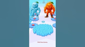 Count Master Challenge ⚡Who Wins? Fire 🔥 vs Ice ❄️119 Lavel complete #shortsgame#games #gaming#viral