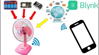 Blynk IOT EP.25 smart fan ควบคุมการทำงานของพัดลมด้วยมือถือ ตั้งเวลาเปิดปิดตามต้องการ esp8266 Blynk