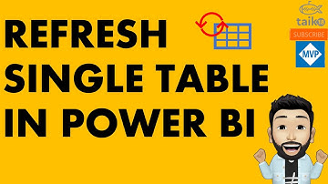 Refresh Single Table in a Power BI Dataset by taik18