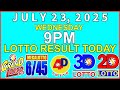 9pm Draw Lotto Result Today July 23 2025 Swertres Ez2 PCSO 9pm Draw Lotto Result Today July 23 2025 Swertres Ez2 PCSO
