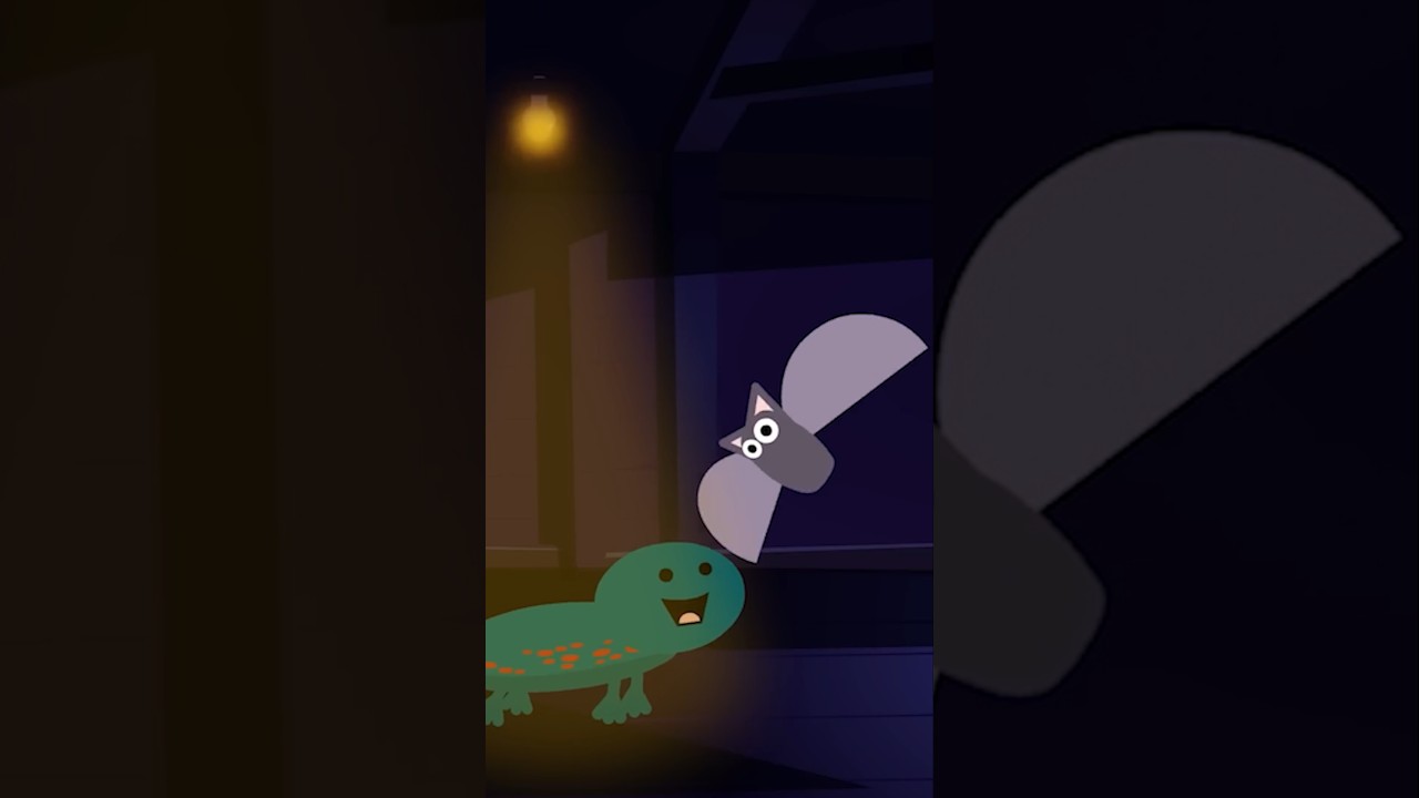 Brave Little Salamander Explores Spooky Mystery Mansion #hauntedhouse #hauntedhousevibes