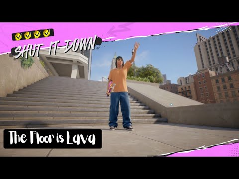 How to Grind a Quick Drop Object at the Gap - The Floor is Lava | Skate 4