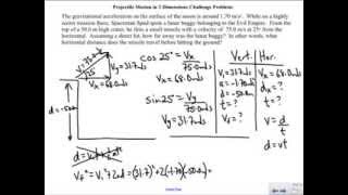 Angle Launch Challenge Problem