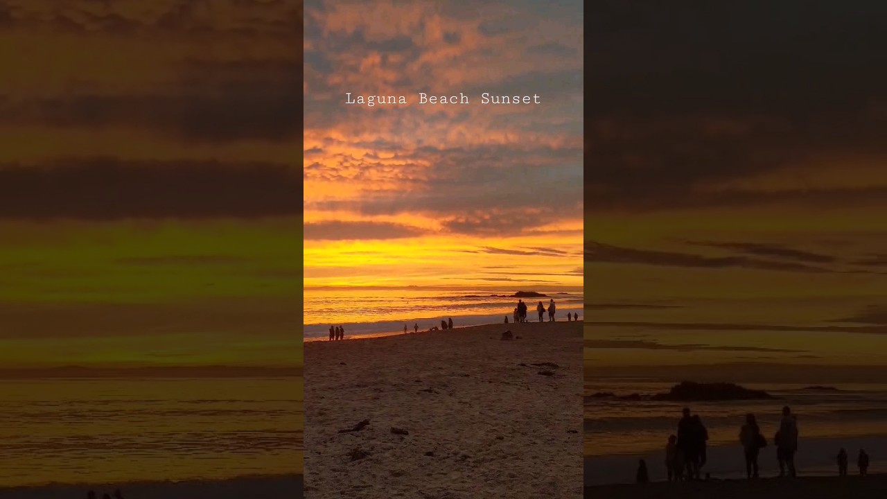 Sunsets in Laguna Beach hits different! 😍 No filters need!