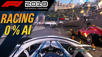 HOW SLOW IS 0% AI ON F1 2018 - SLOWEST AI MONACO CHALLENGE