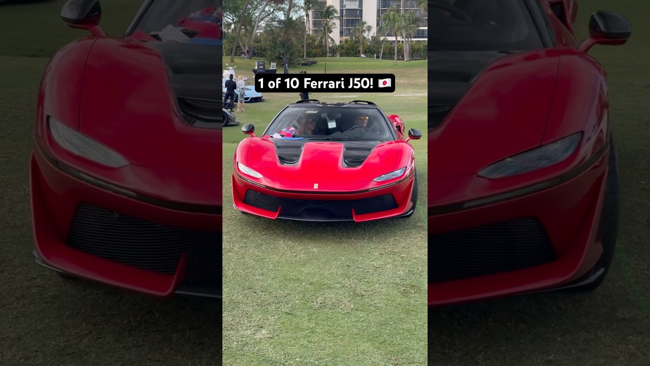One of the rarest Ferraris ever made, the J50 🇯🇵
