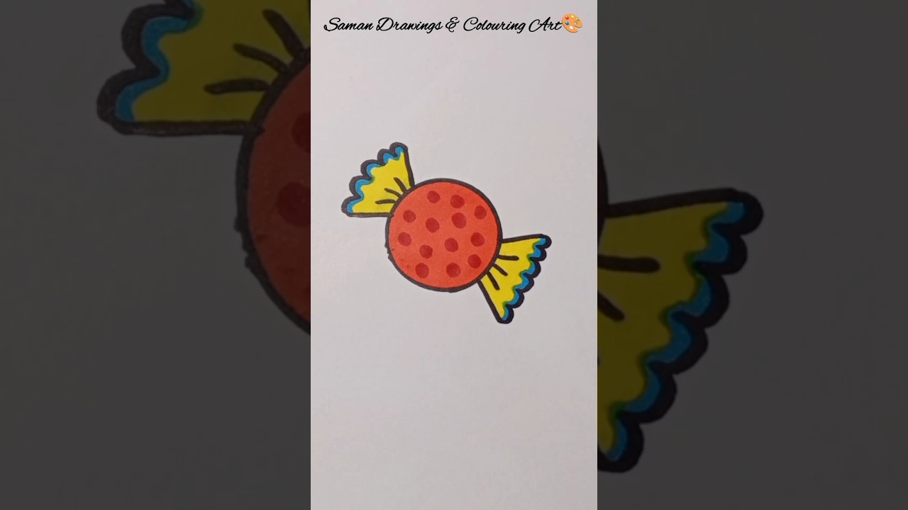 Candy Drawing Easy 🍬 | How to Draw Candy 