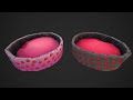 Wool Pet Bed for Animals Cat and Dog 3D Model