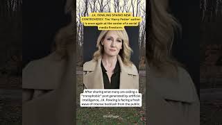 J K  Rowling Faces Backlash For 'Transphobic' AI Post #JKRowling #Controversy