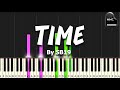 Time by SB19 synthesia piano tutorial + sheet music + lyrics