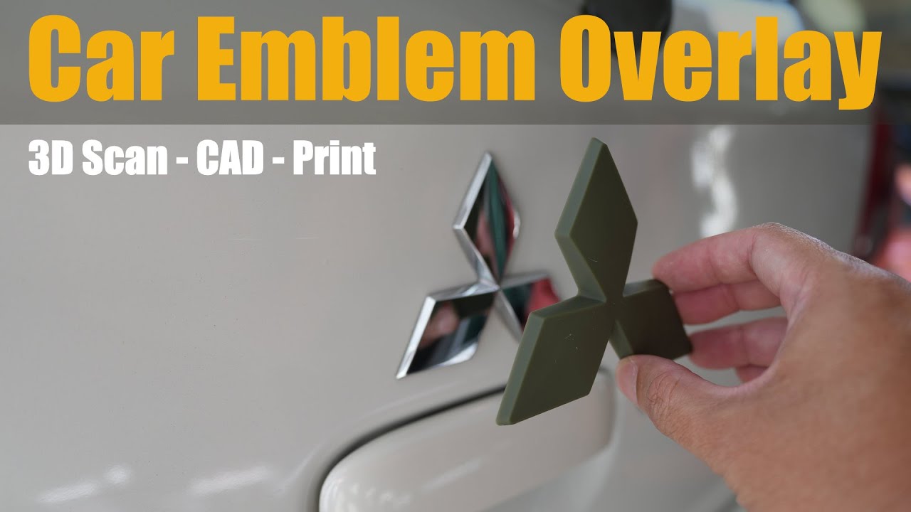DIY 3D Printed Car Emblem Overlay (Step by Step) - YouTube