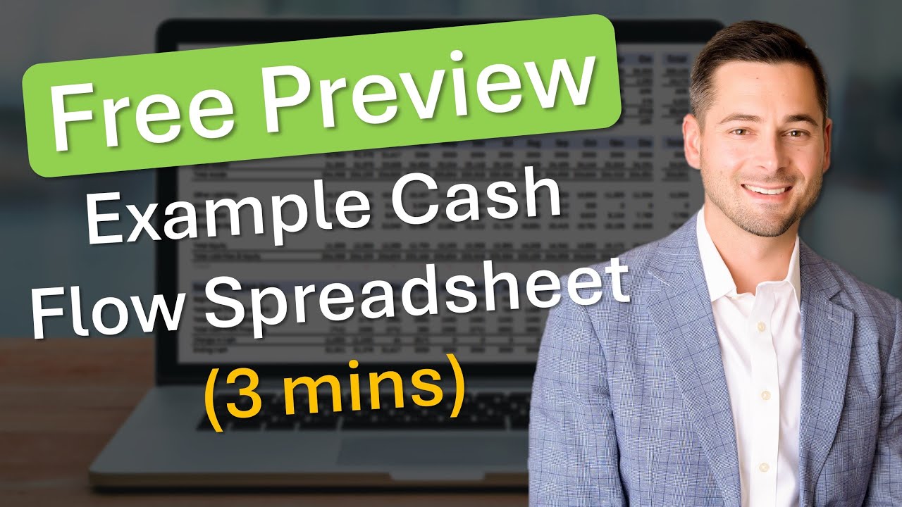Example Cash Flow Spreadsheet in 3 Minutes