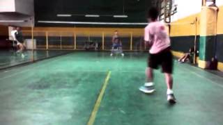 joseph vs leones...BADMINTON TUNE-UP
