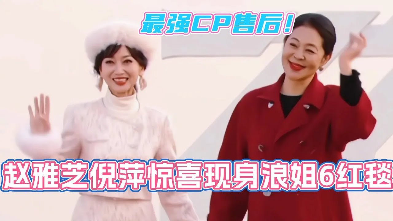 赵雅芝倪萍惊喜现身浪姐6红毯！芝童简直就是最强CP售后！#乘风2025 #浪姐 #浪姐6 #乘风破浪2025 #叶童 #赵雅芝