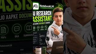 Agar aapke paas bohat saare PDFs aur notes hain, to NotebookLM aapka AI research assistant bnay. #ai