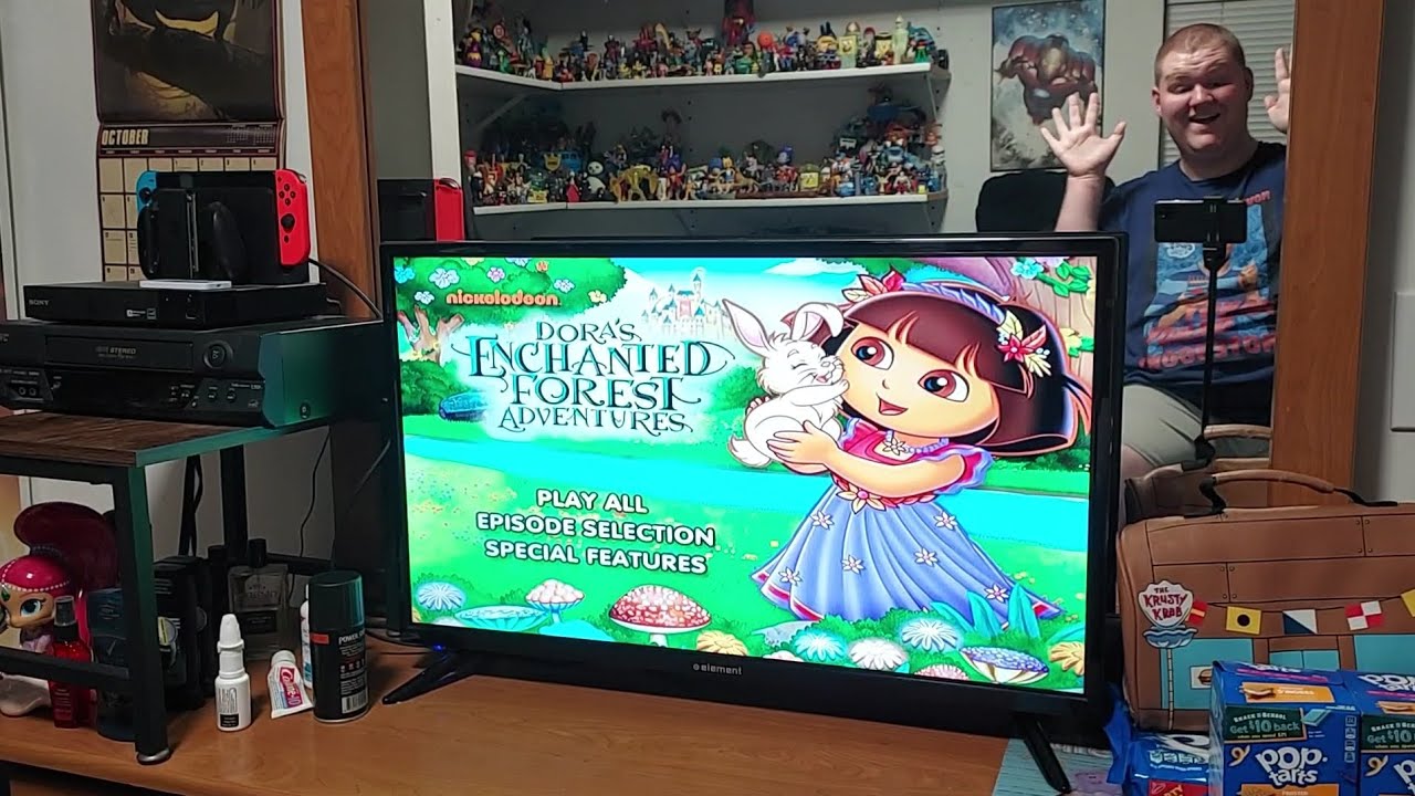 Меню Прохождение Даши-путешественницы: DVD «Приключения Даши в зачарованном лесу» 2011 года (повт...