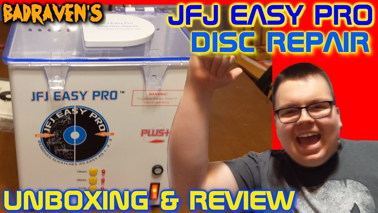 Test de la machine à réparer un cd rayé et dvd hs : JFJ EASY PRO