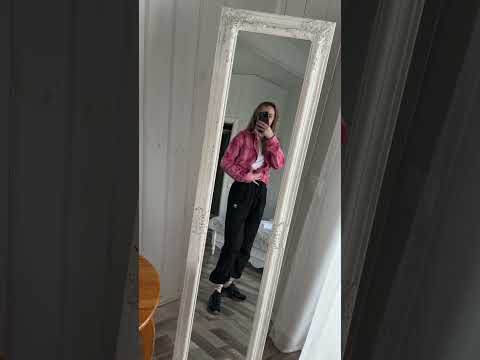 Сорочка в карту жіноча onesize Apti рожевий, видео 3