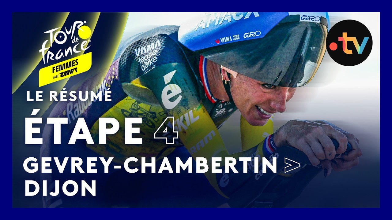 Tour de France Femmes 2026 : Pauline Ferrand-Prévot perd TRÈS GROS ! (résumé étape 4)