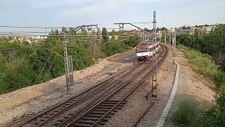 Renfe-Cercanías UT-446 doble fuera de servicio destino Las Rozas-Chamartín.
