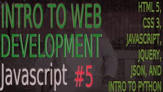 Learn Javascript - Full Course For Beginners JT Devs #5 #function