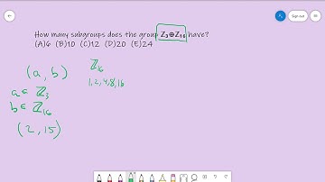 Cracking the GRE Math Subject Test - Number Theory and Abstract Algebra #9 (Easy+)