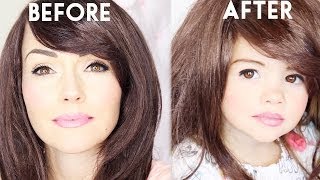 Check out this video i did with the mom's view! http://goo.gl/8ru41r
here's our tips to look younger makeup and special "baby face spray"
that trans...