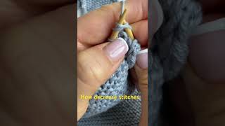 Sophie Scarf decrease the stitches easy! 🧶 #knittin #knitting #crochet #knitscarf #sweden