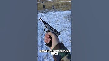 The 1939 factory code 42 Luger (Mauser). It’s such an elegant pistol and lots of fun to shoot.