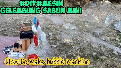 Easy way to make a bubble machine