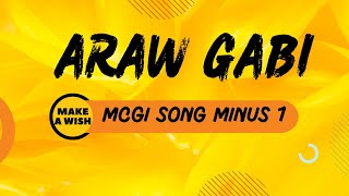 Video thumbnail of "Araw Gabi | Minus 1 | Kuya Daniel Razon"