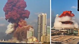 Huge explosion rocks central Beirut