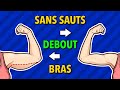 PAS DE SAUT, DEBOUT, ENTRAÎNEMENT RAPIDE POUR DES BRAS MAIGRES