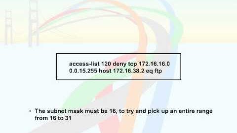 648   64  Configuring ACLs   07  Denying FTP