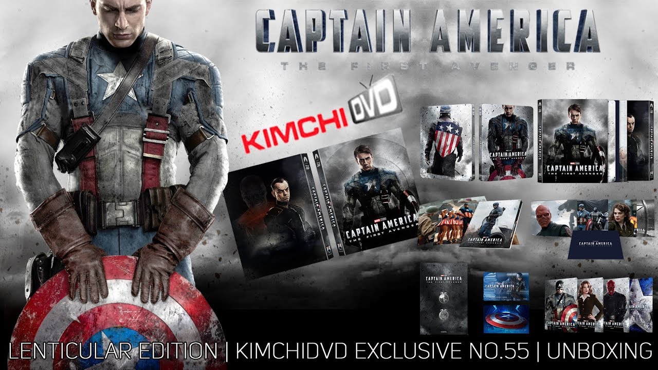 unpacking list python 3 Captain America | Limited Lenticular Full Slip Edition | KimchiDVD #55 | Unboxing