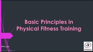 PRINCIPLES OF TRAINING