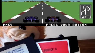 Mister Monkey, Pitstop 2 Commodore 64 racing video game.