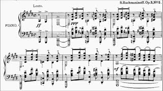 RCM Piano 2022 Grade 10 List D No.5 Rachmaninoff Prelude Op.3 No.2 Sheet Music