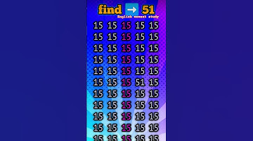 Find 👉 51 odd number puzzle 🧩 iq test 🧠 #quiz #puzzle #illusion #facts #iqtest #brainteaser #mindte.