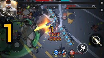 Zombie Shooter Heroes Gameplay Walkthrough Part 1 - Zombie Defense - Android & ios Gameplay