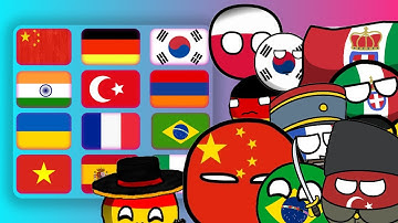 CountryBalls in different languages  meme