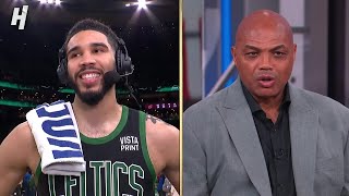 Jayson Tatum joins Inside the NBA, talks advancing to the ECF 🎤