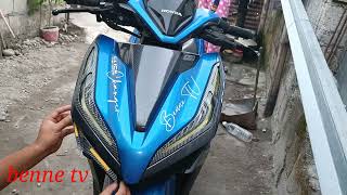 install 3in1 carbon garnish(Honda click 125i V2)